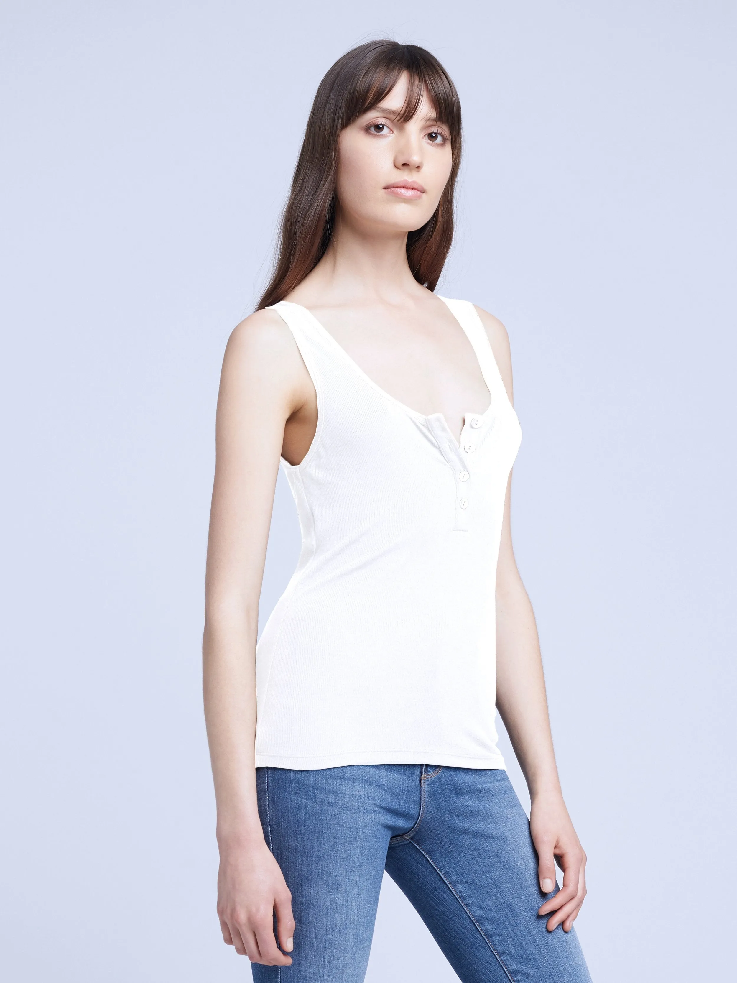 5642mmsw L'AGENCE Kate Henley Tank Top