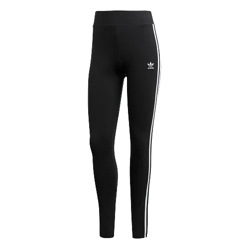 Adidas Women's Adicolor 3 Stripes Leggings - Black / White