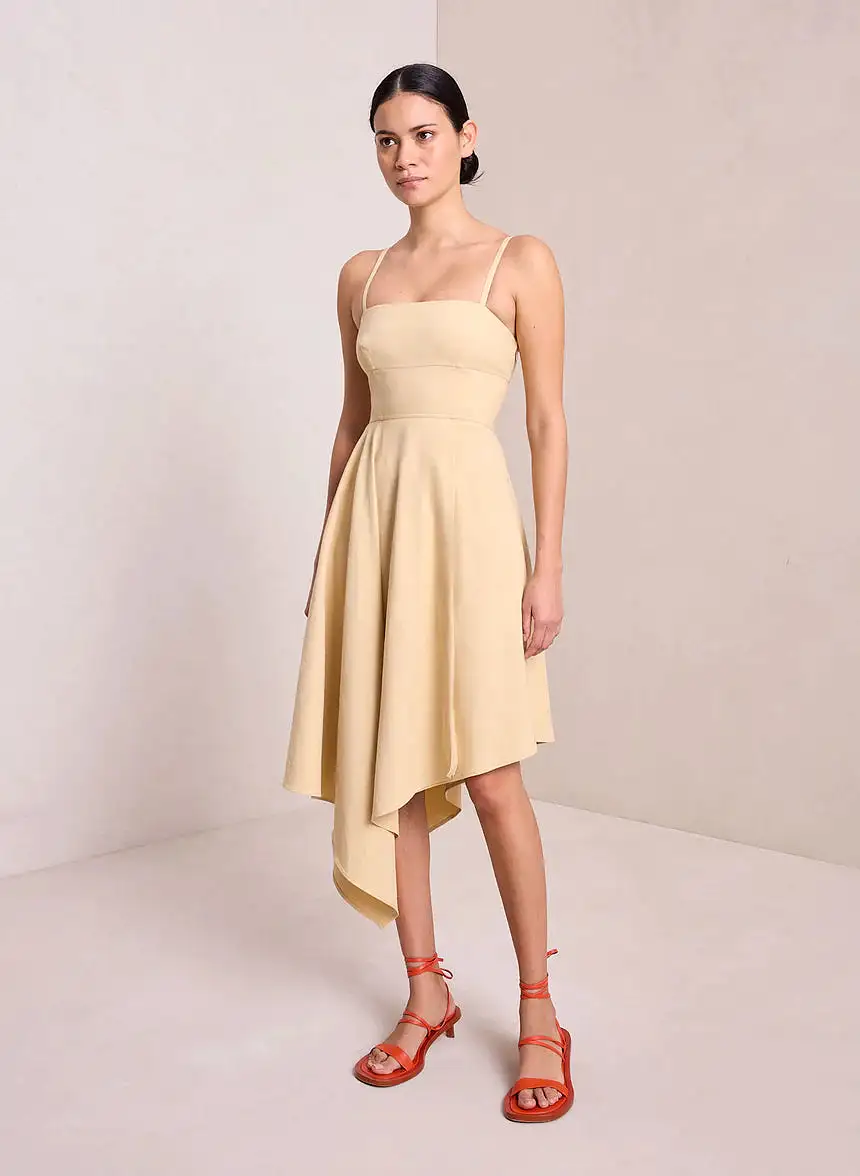 ALC Verona Stretch Linen Dress