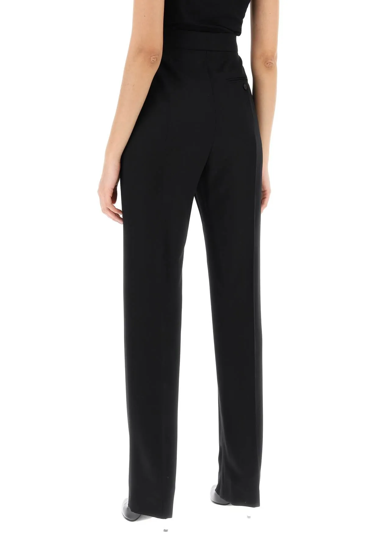 Alexander mcqueen tailored cigarette pants 787506 QJAAC BLACK