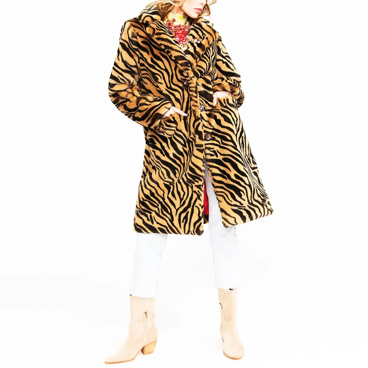      Aratta Statement Tiger Coat     