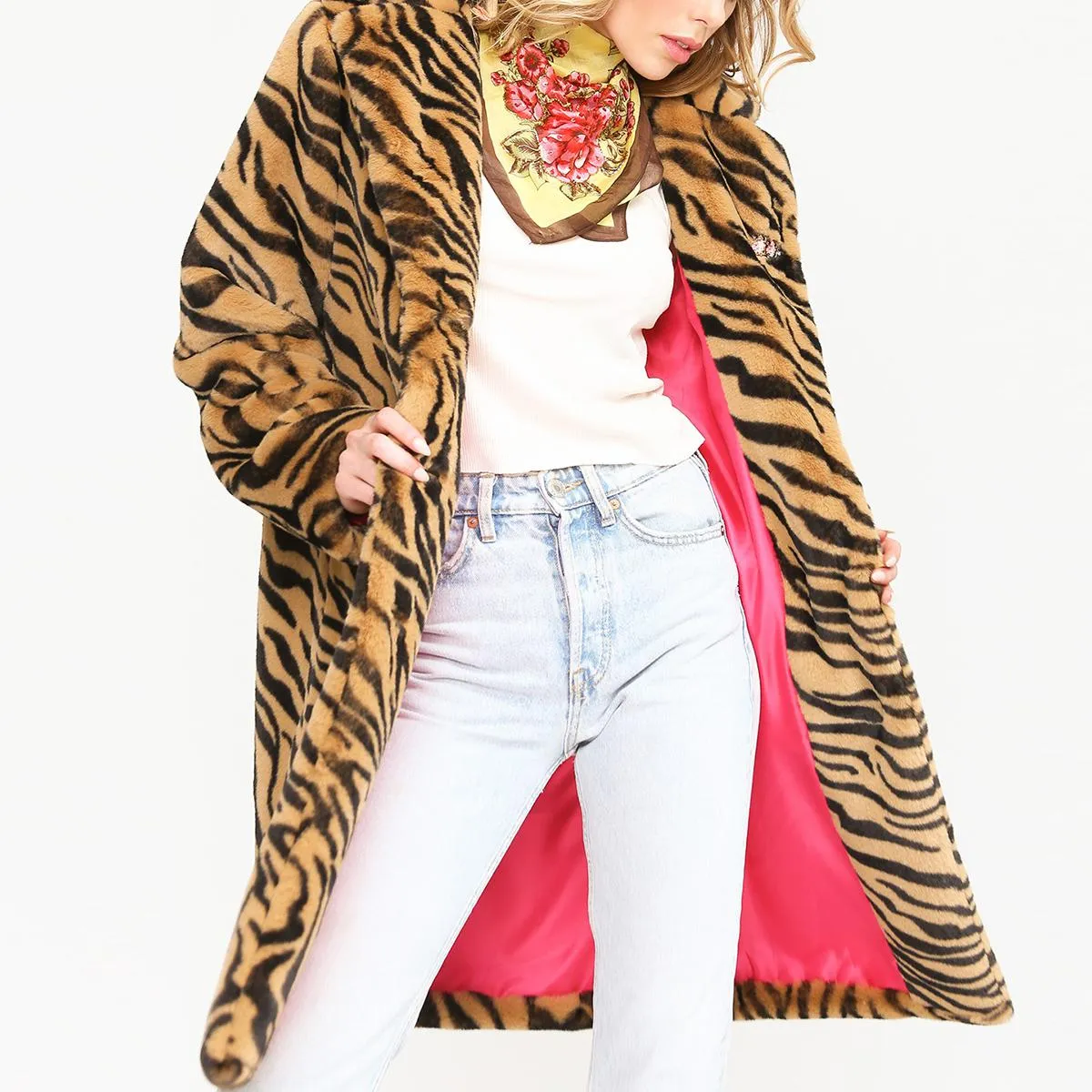      Aratta Statement Tiger Coat     