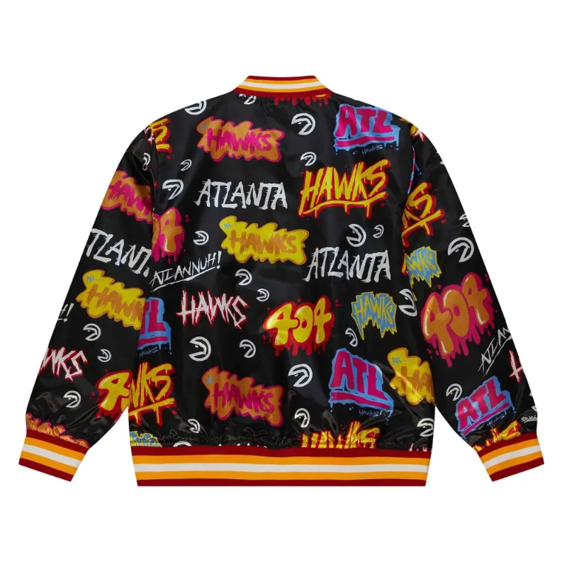 Atlanta Hawks Satin Jacket - William Jacket