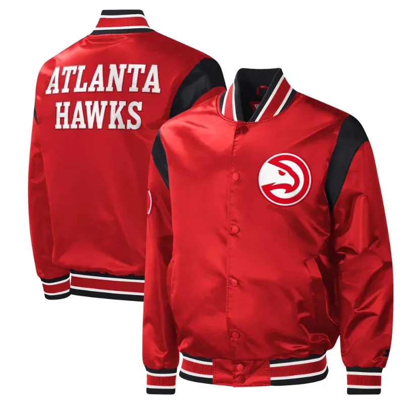 Atlanta Hawks Satin Jacket - William Jacket