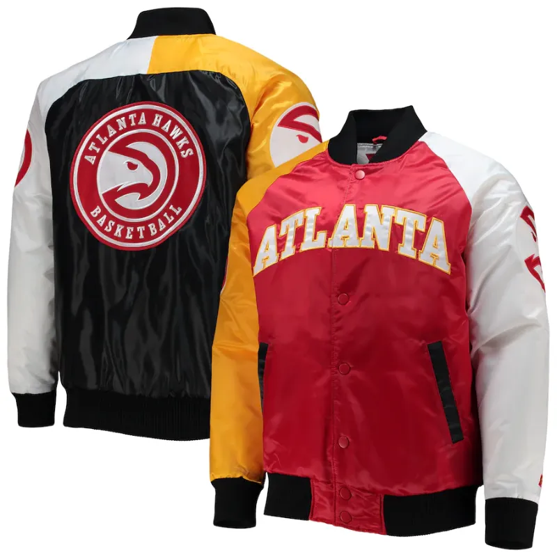 Atlanta Hawks Satin Jacket - William Jacket