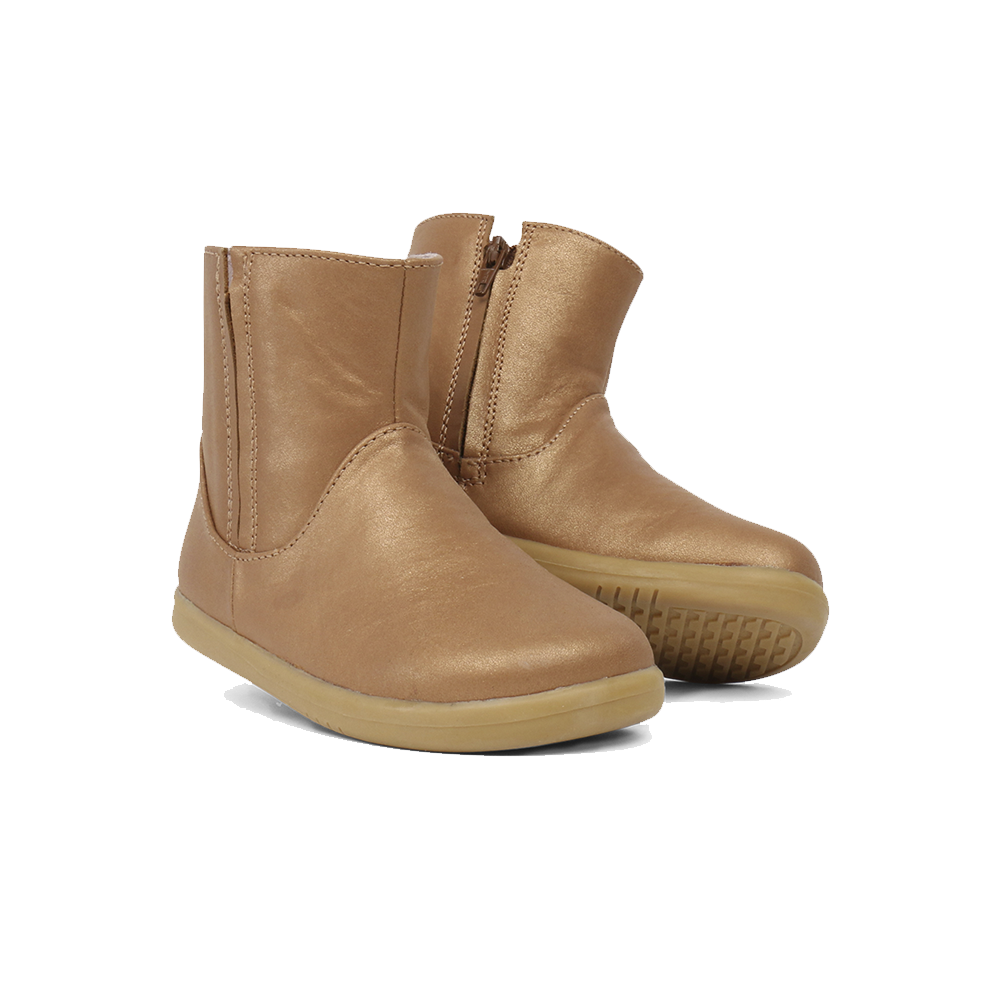 Bobux I-Walk Shire Boot Kids Caramel Shimmer