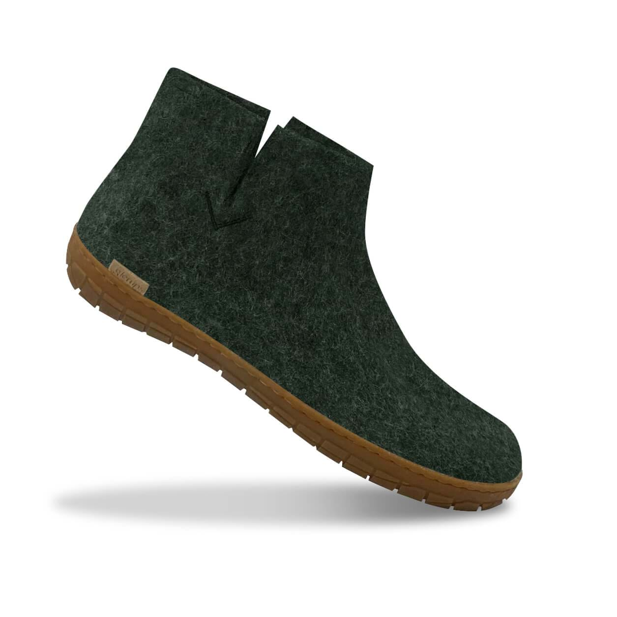 Boot with natural rubber sole - honey - Forest