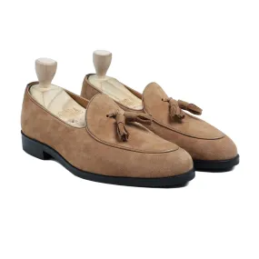 BRANTON - CAMEL KID SUEDE LOAFER