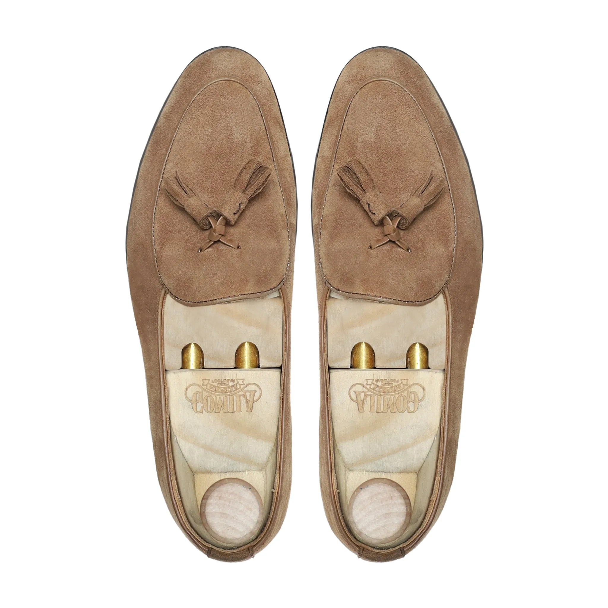 BRANTON - CAMEL KID SUEDE LOAFER