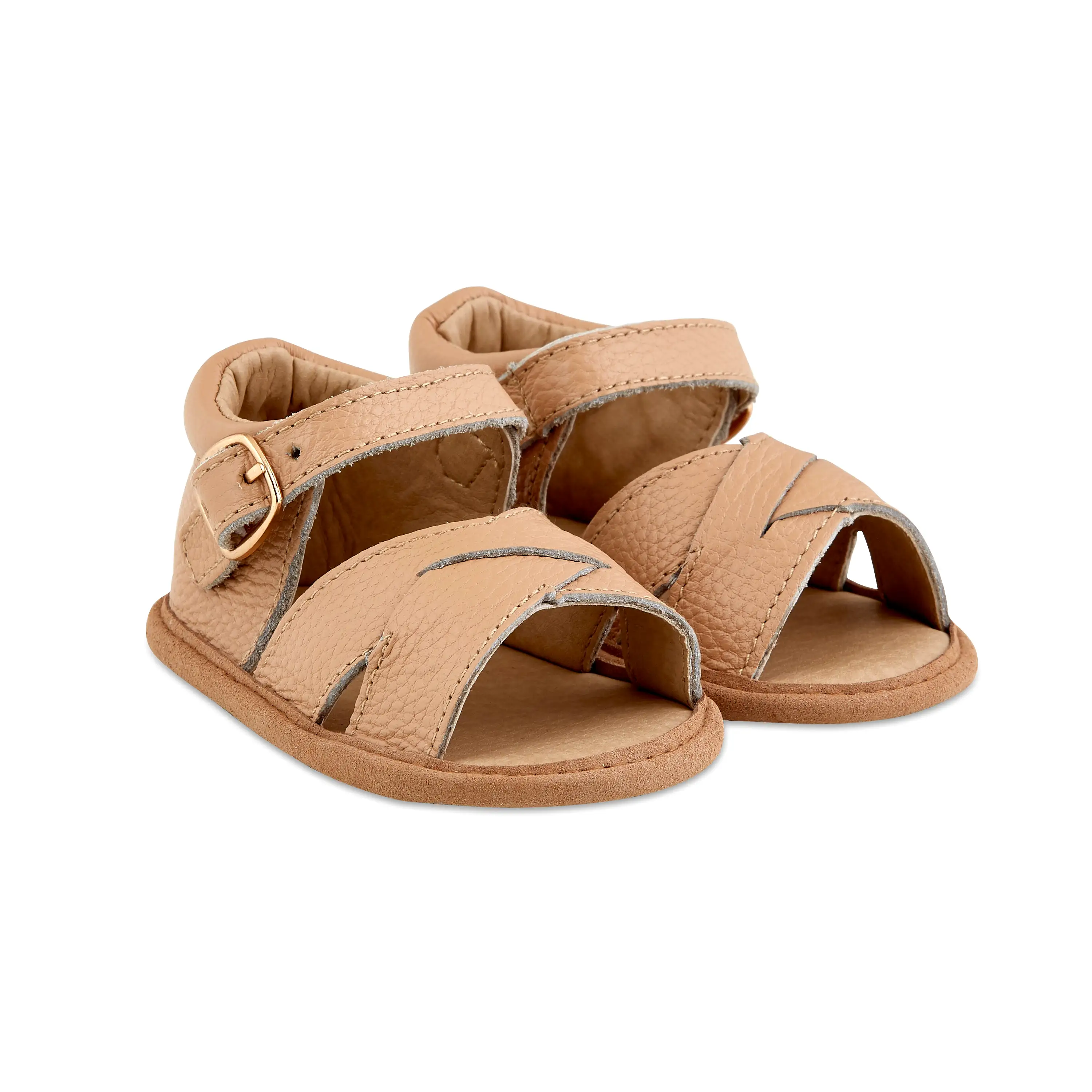 Caramel Leather Sandals