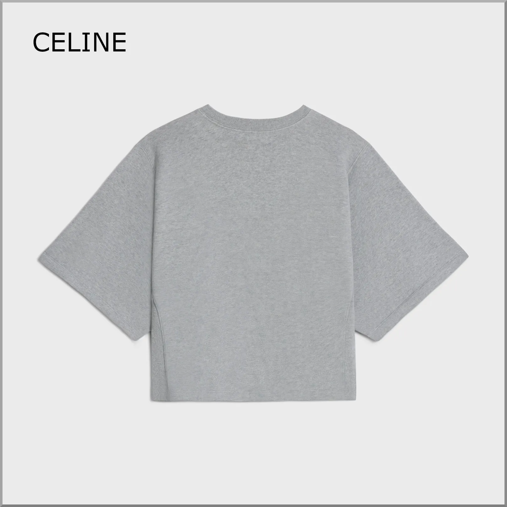 CELINE  |celine paris loose sweatshirt in cotton fleece