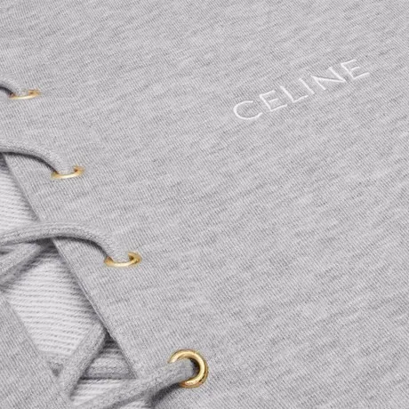 CELINE  |loose celine paris sweatshirt in cotton and cashmere