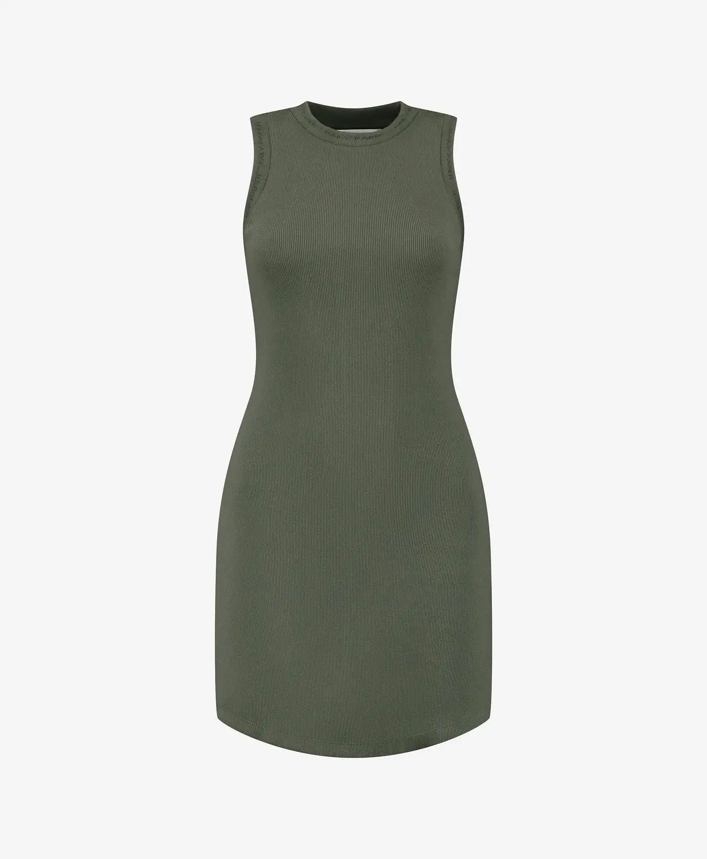 Chimera Green Erib Tank Dress