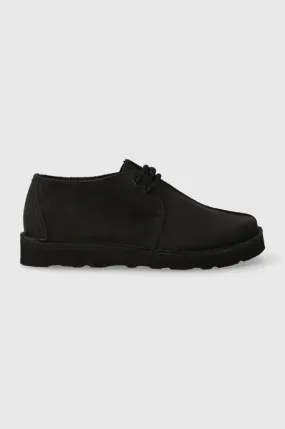 Clarks leather shoes women's black color