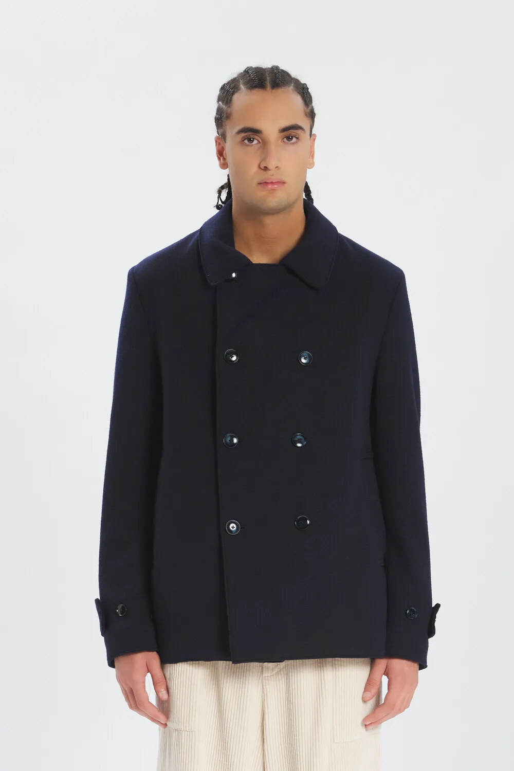 Coat Ribola Lanoso Navy