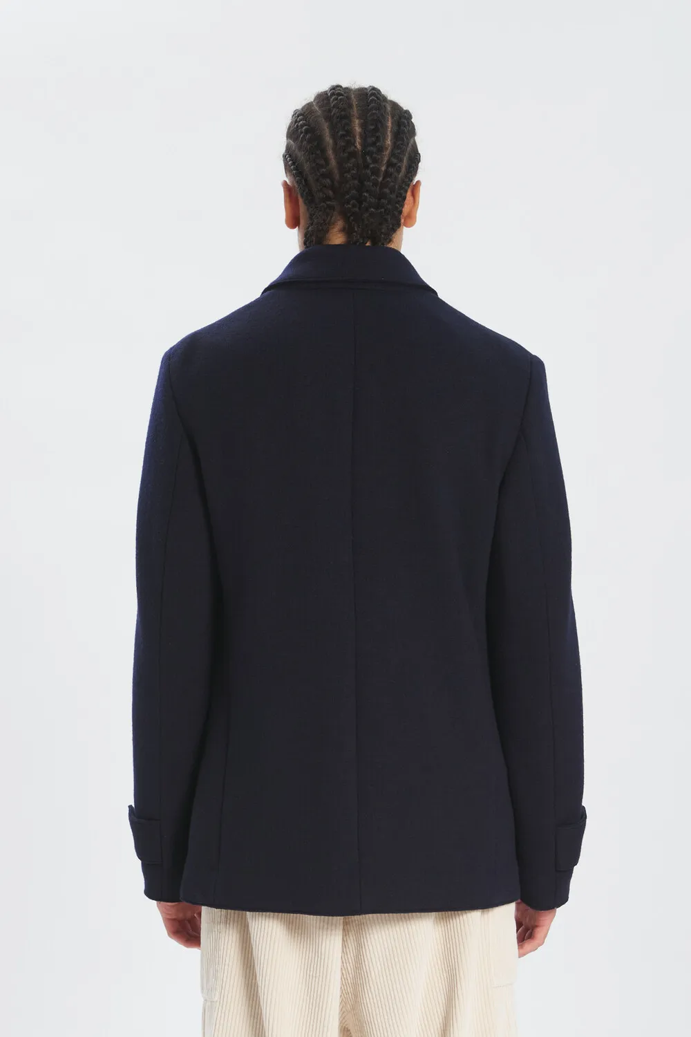 Coat Ribola Lanoso Navy