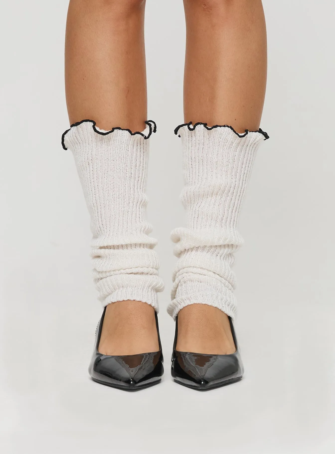 Coleson Legwarmers White