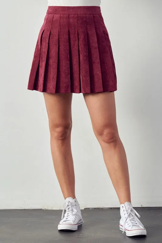 Corduroy Tennis Skort