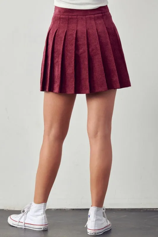 Corduroy Tennis Skort