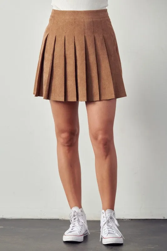 Corduroy Tennis Skort