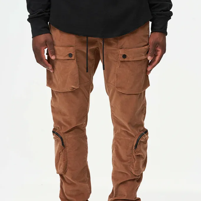 CORDUROY UTILITY PANTS CAMEL