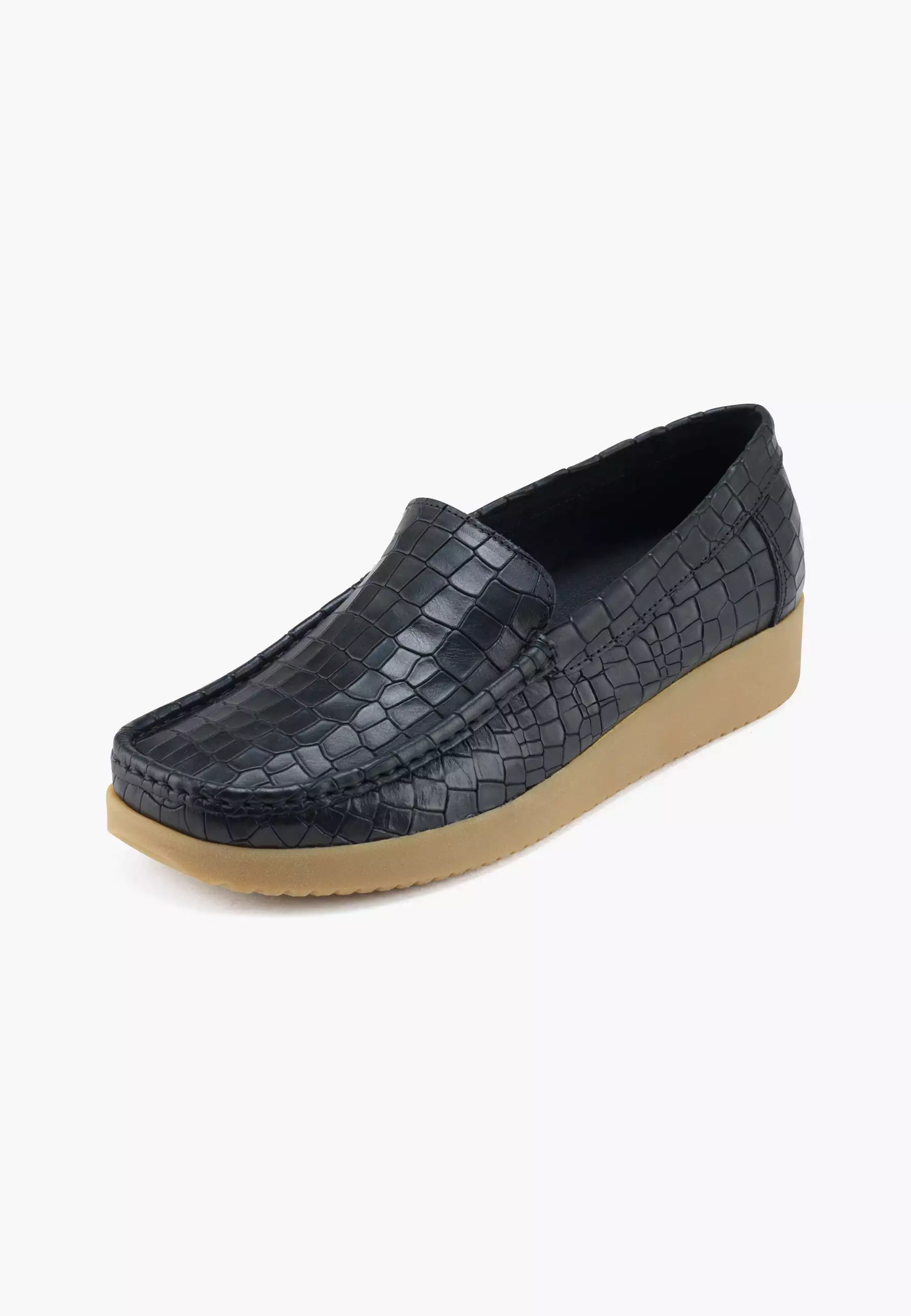 Elin Loafer Pull Up Leather - Black