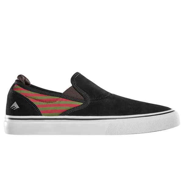 Emerica Wino G6 Slip On - (Hoban) Black Olive Red