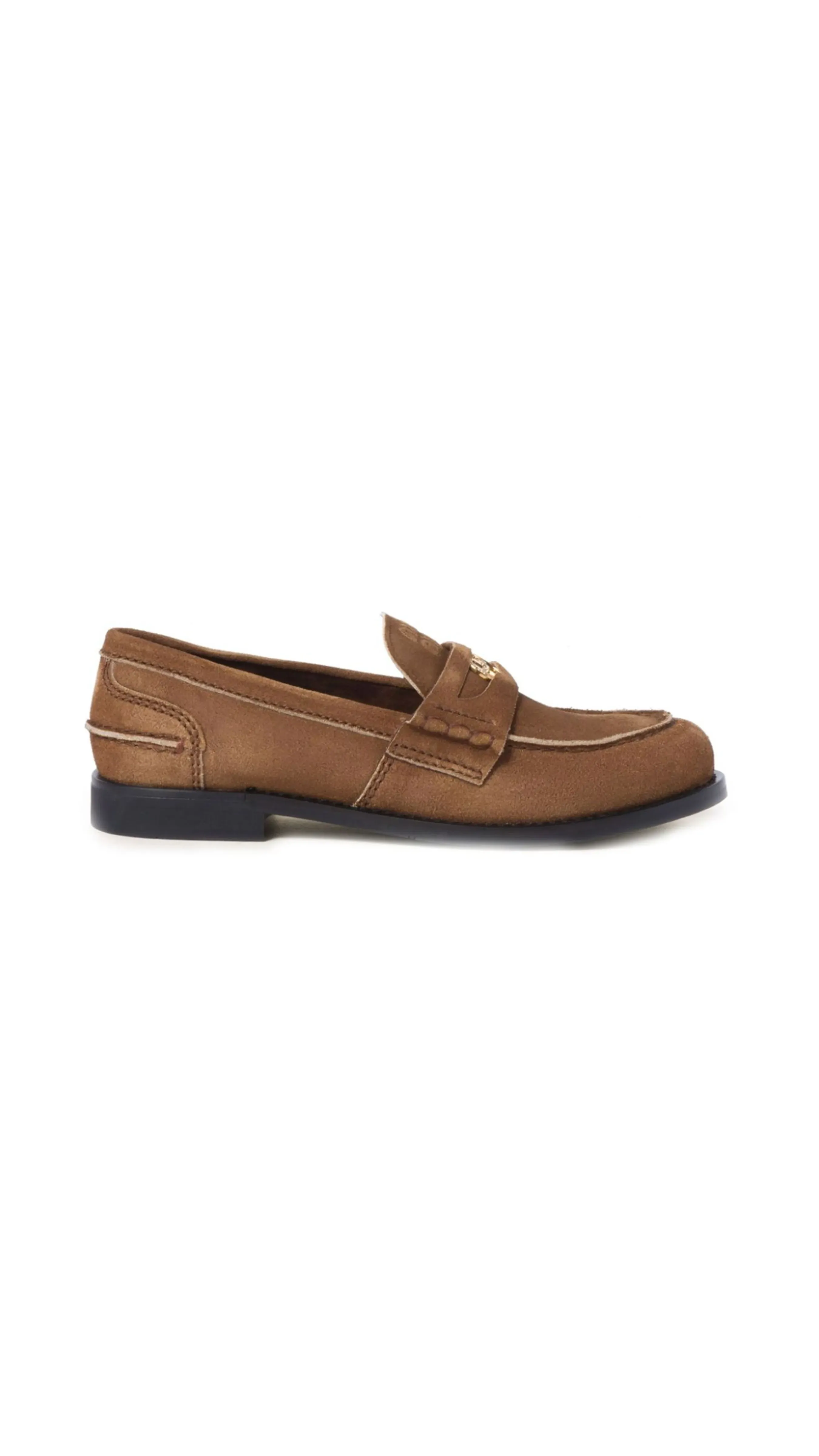 Faded Suede Loafers - Cinamon