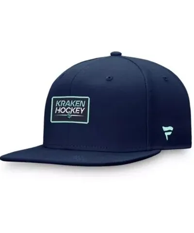 Fanatics Men's NHL Fanatics Deep Sea Seattle Kraken Authentic Pro Prime Snapback Hat