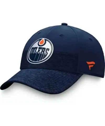 Fanatics Men's NHL Fanatics Edmonton Oilers Authentic Pro Locker Room 2-Tone Flex Hat