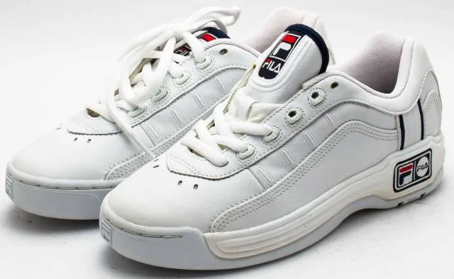 Fila vintage 1999 emperia shoes 12t813-127 white/navy/red sz. 7