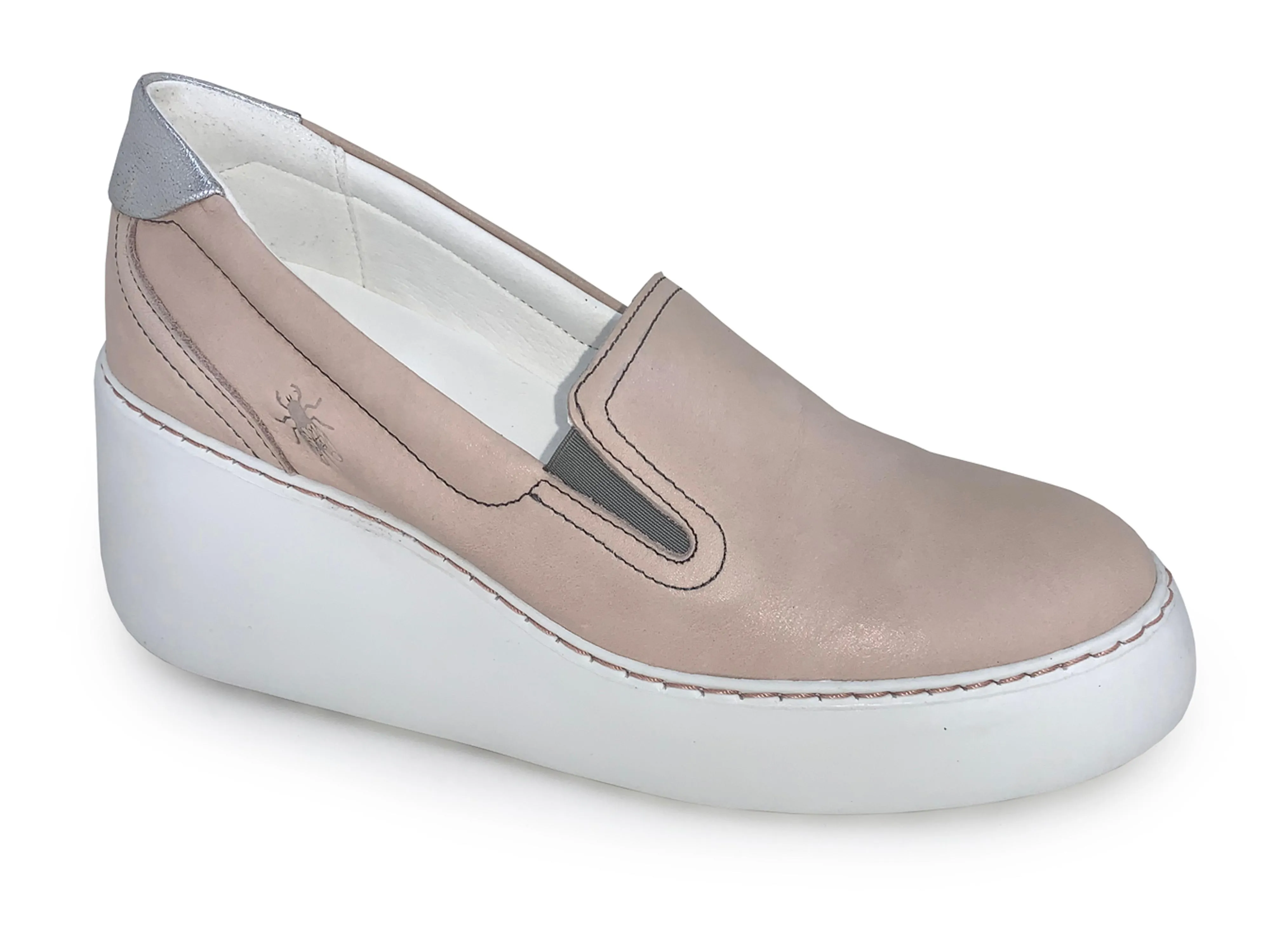 Fly London Deca Platform Slip-on Shoe Rose