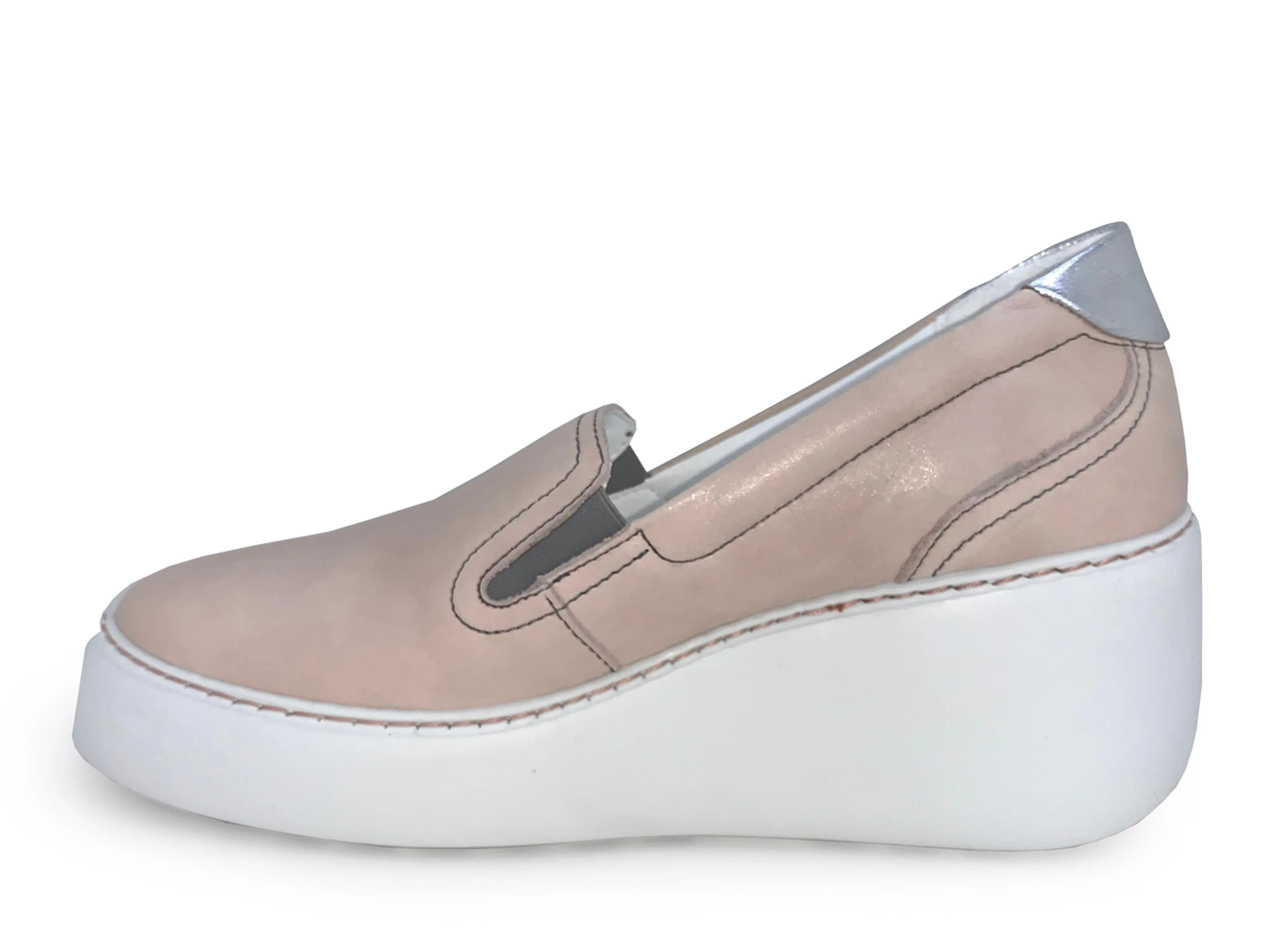 Fly London Deca Platform Slip-on Shoe Rose