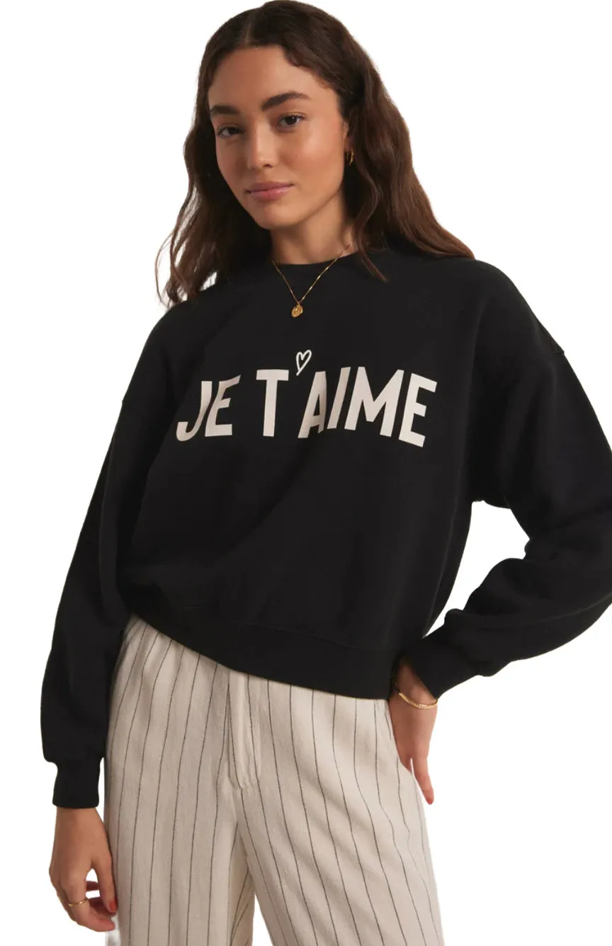 JE TAIME SWEASHIRT