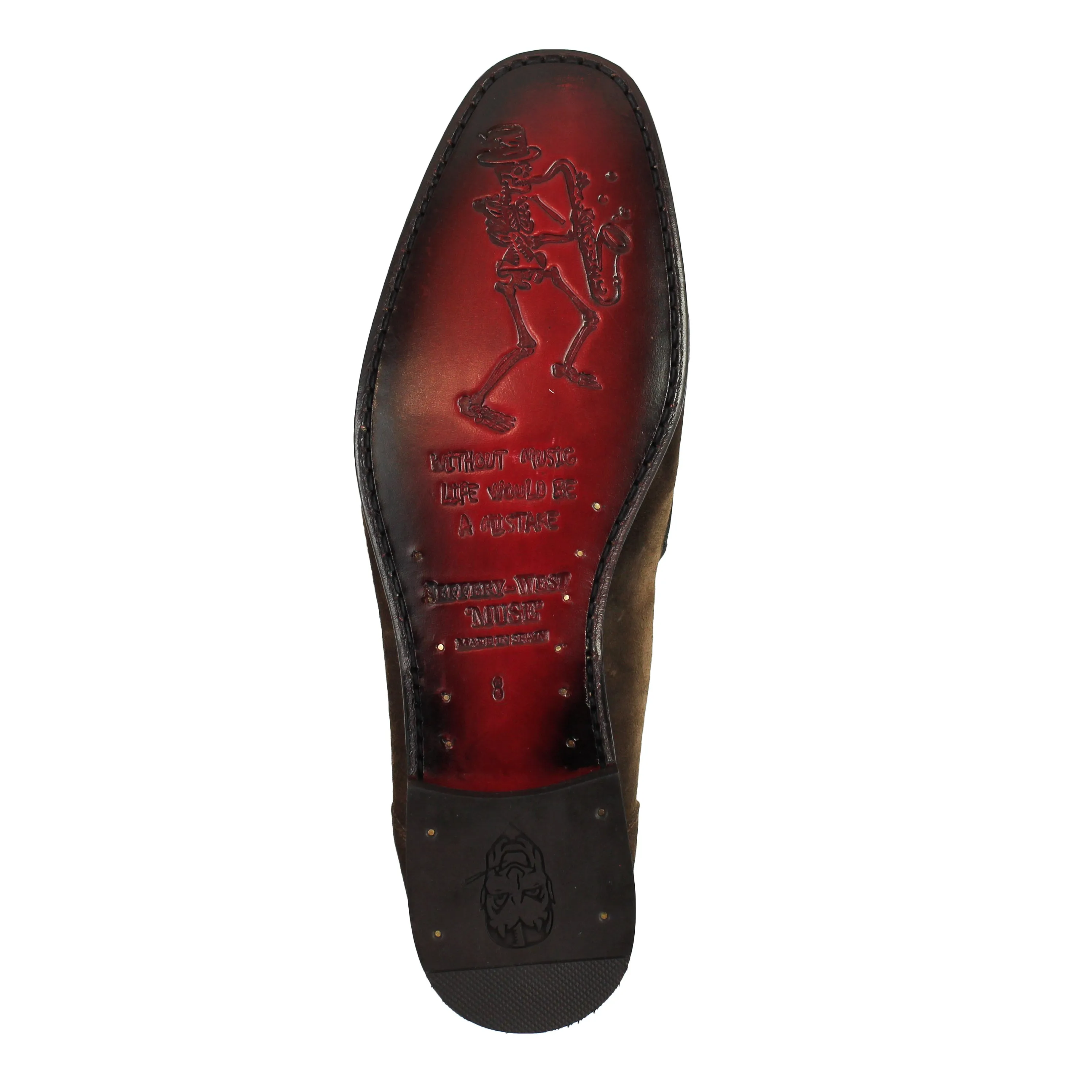 Jeffery West - Martini K380 Rum Crust Suede Loafers