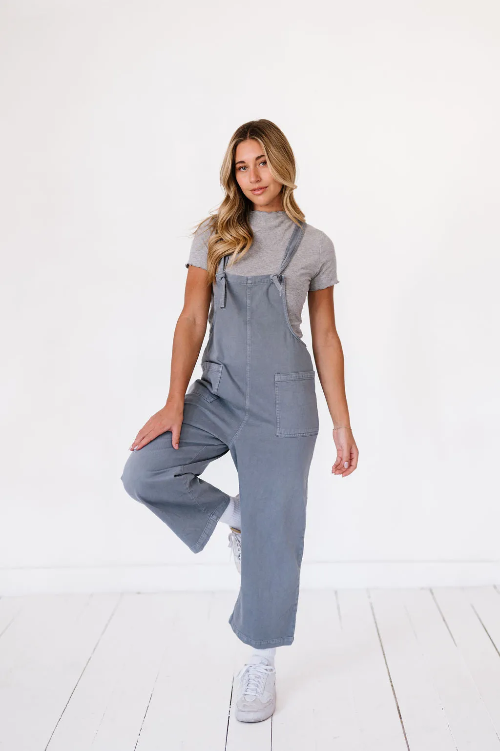 Jenna Jumpsuit in Faded Blue