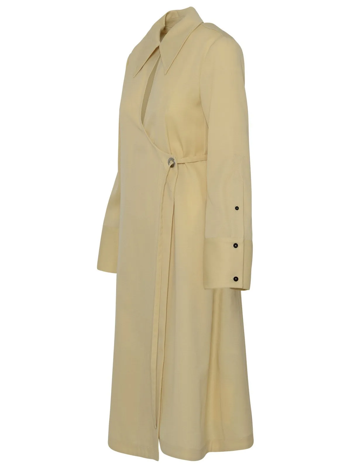 Jil Sander Long-Sleeved Tied-Waist Dress