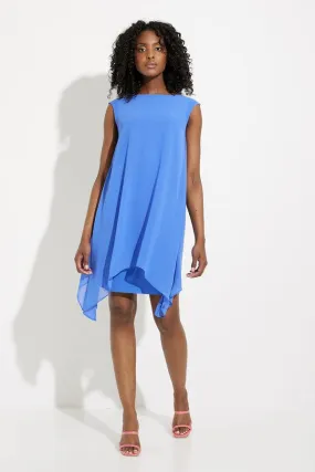 Joseph Ribkoff Blue Iris Sleeveless Dress - 232237