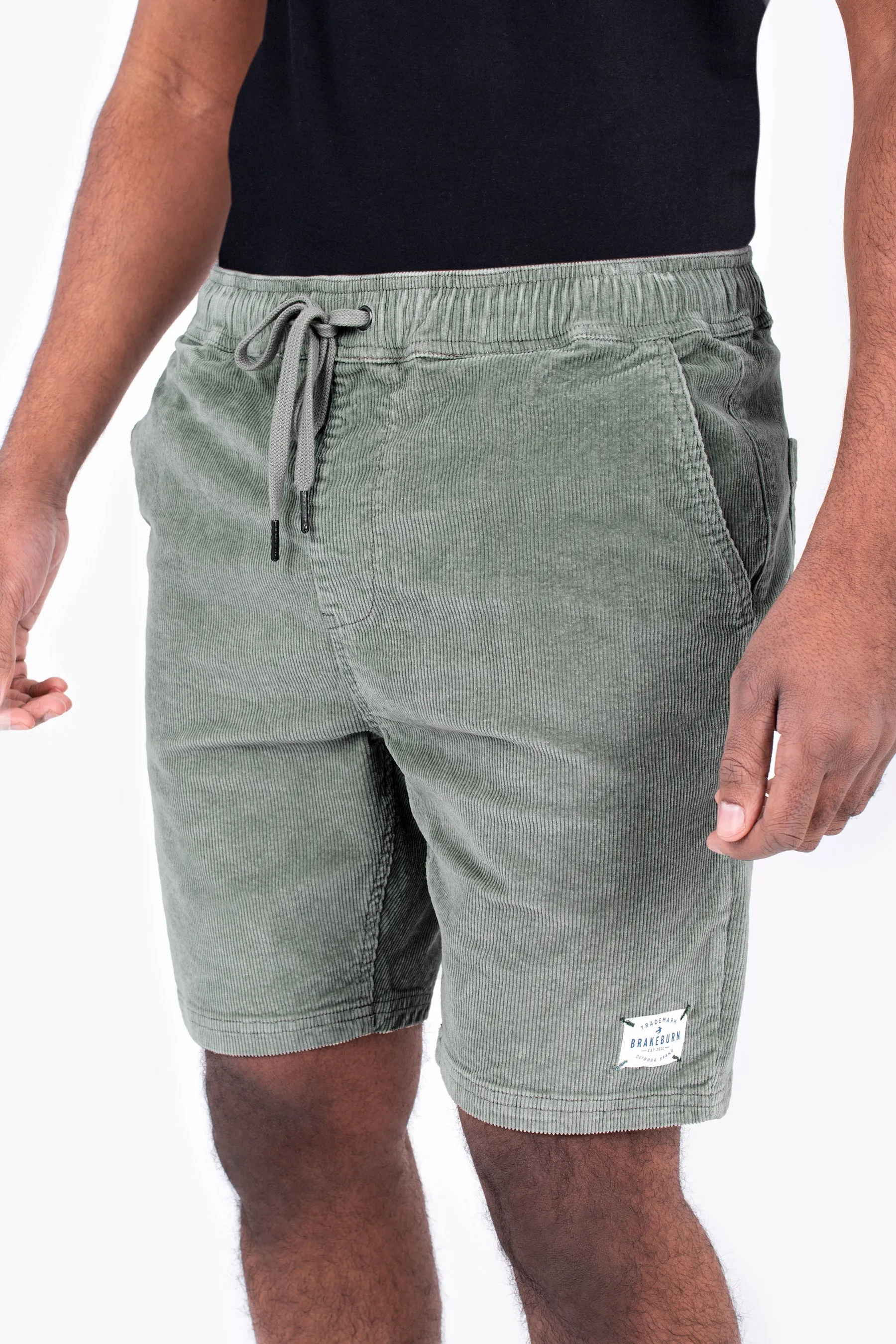 Khaki Corduroy Shorts