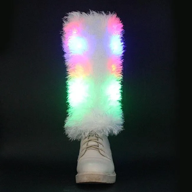 Light up Furry Leg Warmers