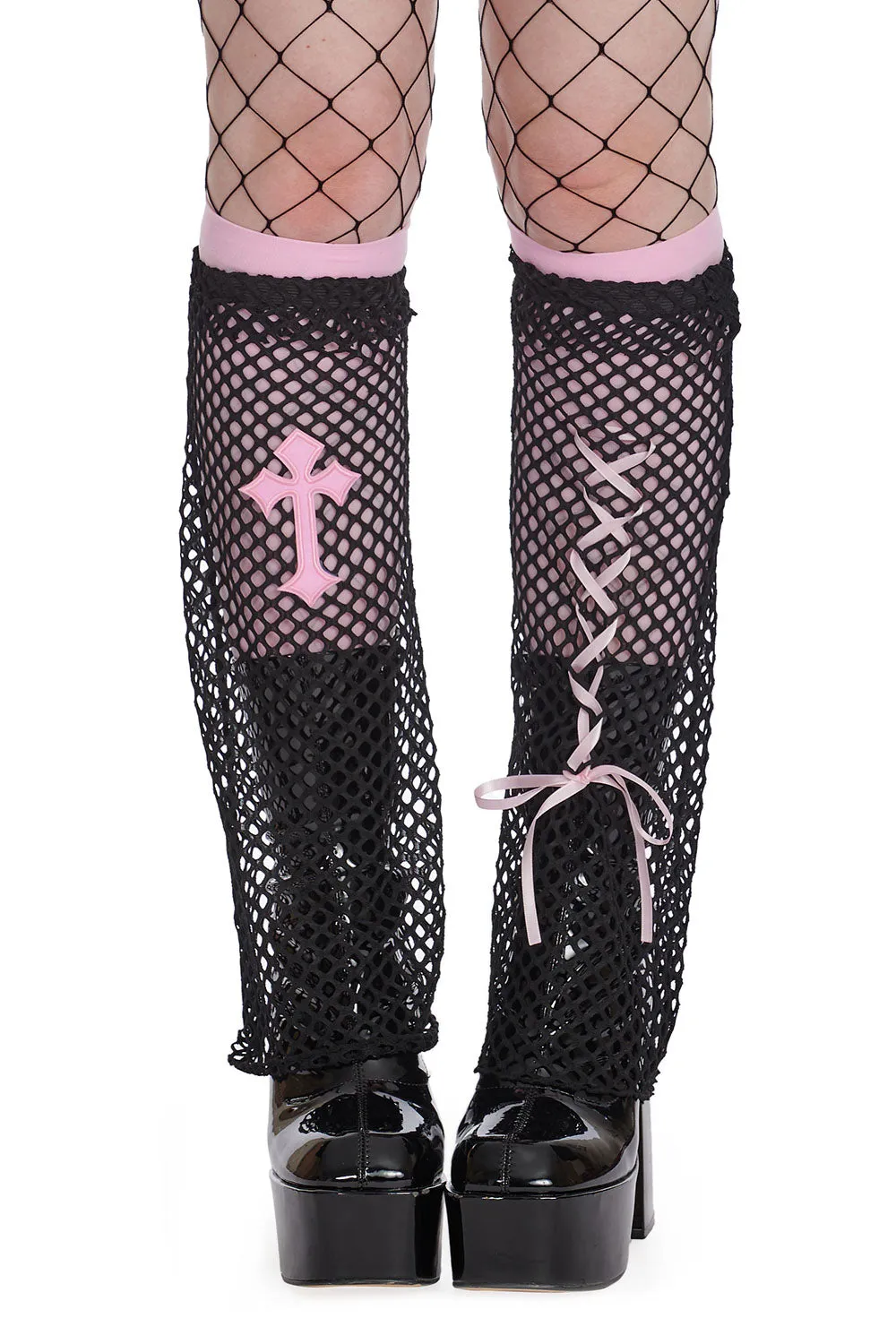 MADOKA NET LEGWARMERS