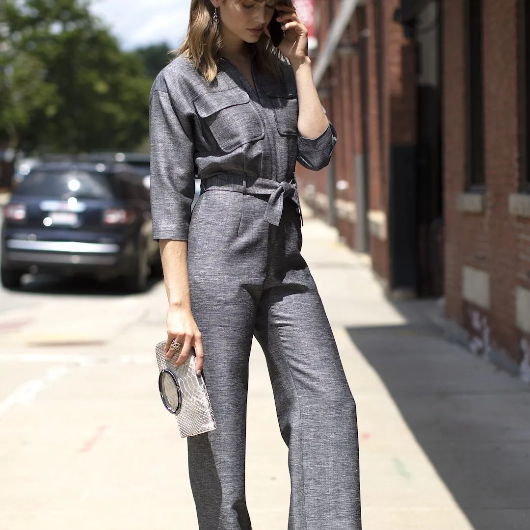 Navy Jumpsuit