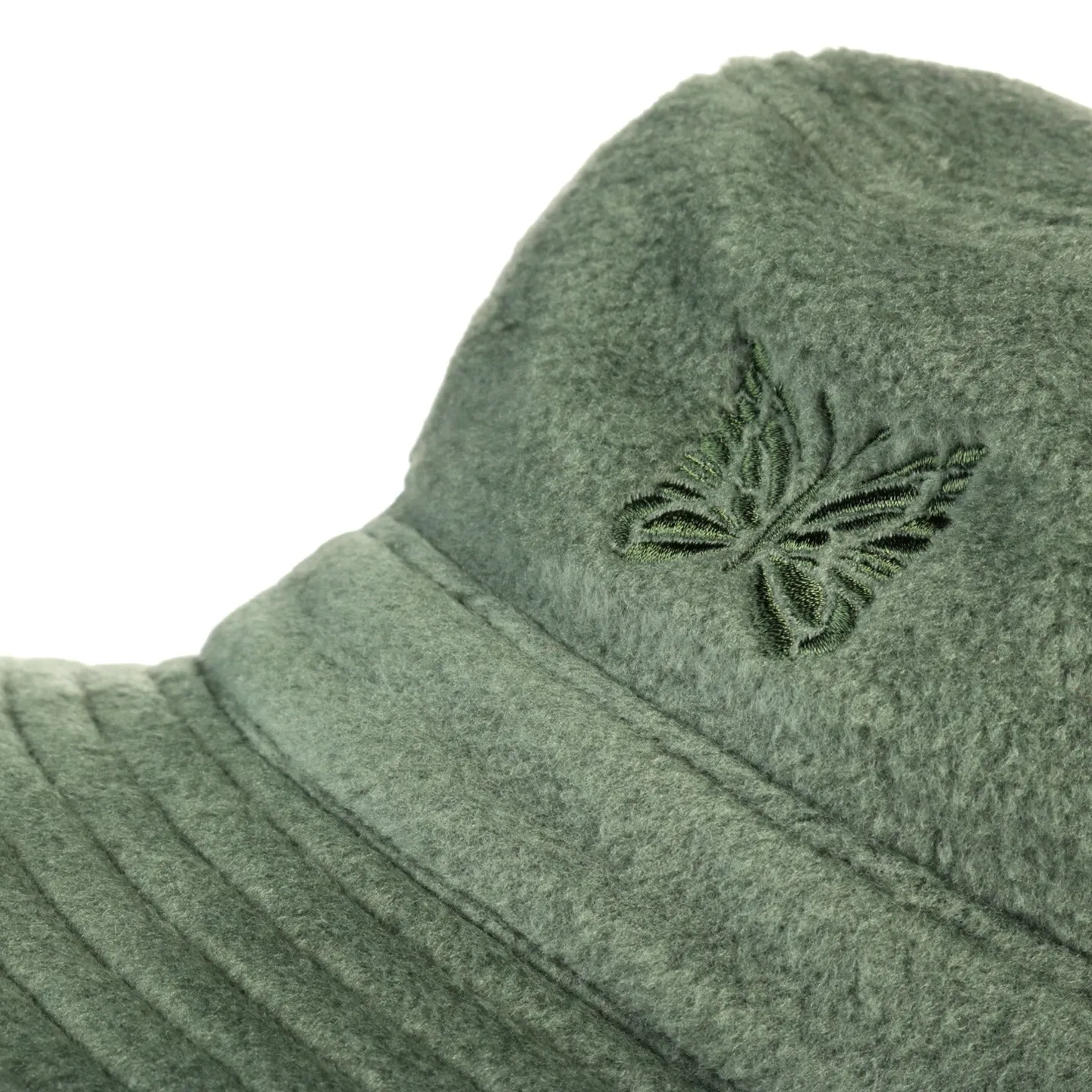 NEEDLES BUCKET HAT POLY FLEECE GREEN