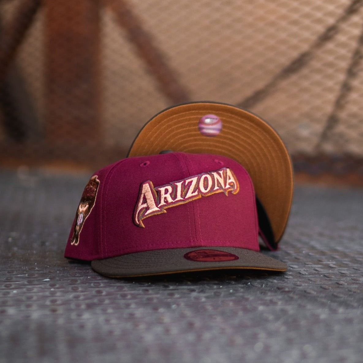 New Era Arizona Diamondbacks 1998 Inaugural Peanut UV (Burgundy/Mocha)