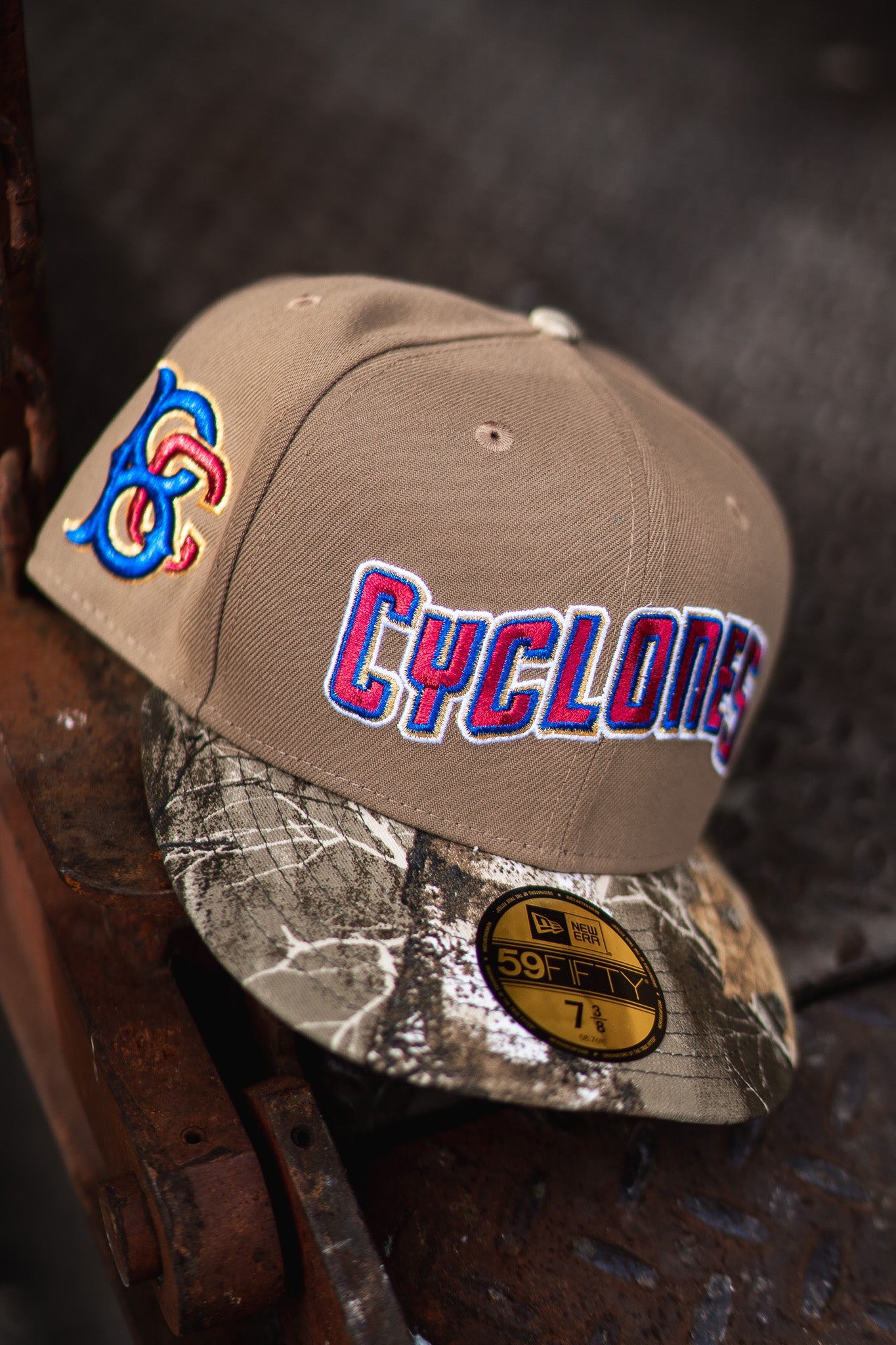 New Era Brooklyn Cyclones Grey UV (Beige/Real Tree Camo)