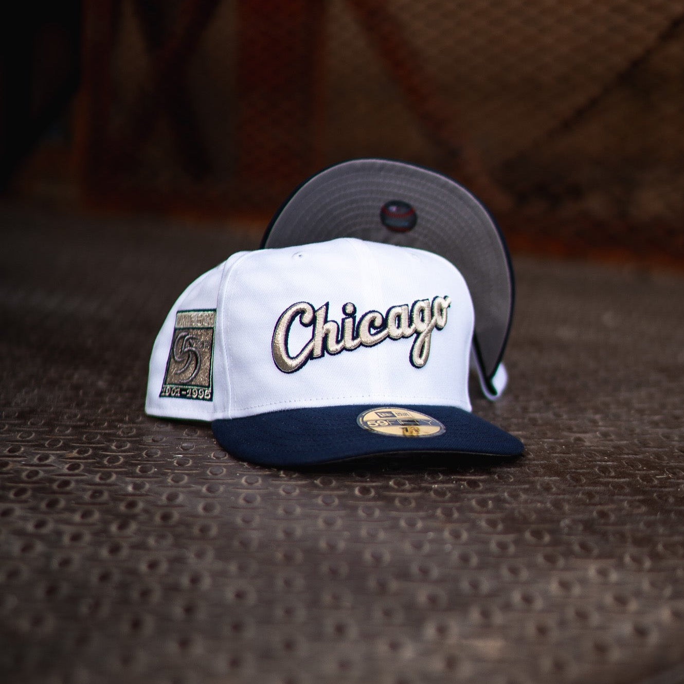 New Era Chicago Sox 95th Anniversary Grey UV (White/Navy Blue)