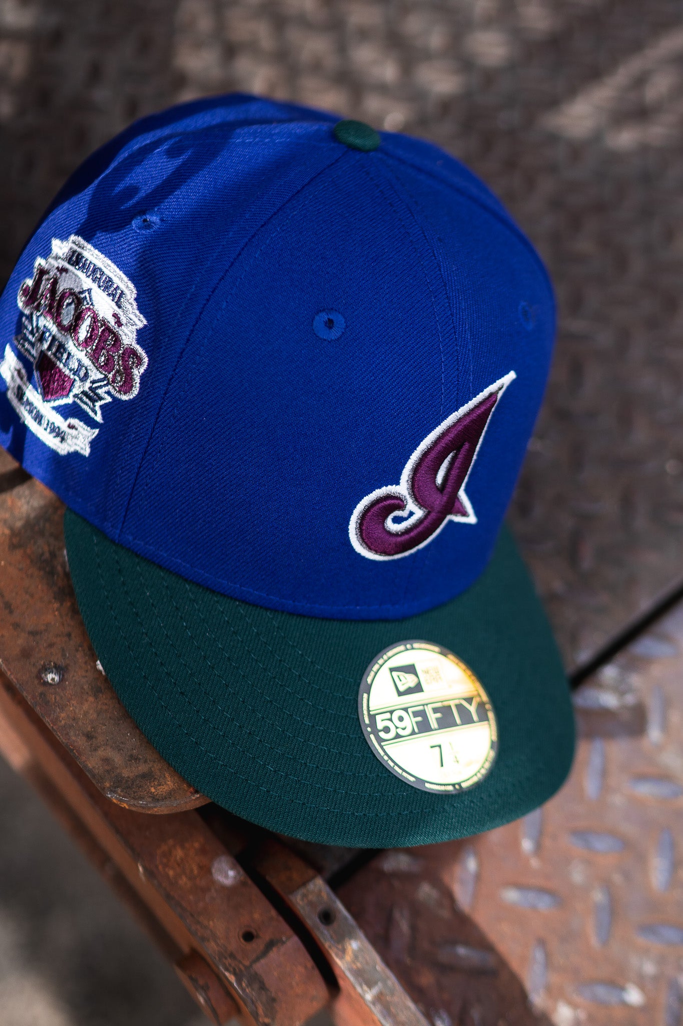 New Era Cleveland Indians Jacobs Field Grey UV (Blue/Forest Green)