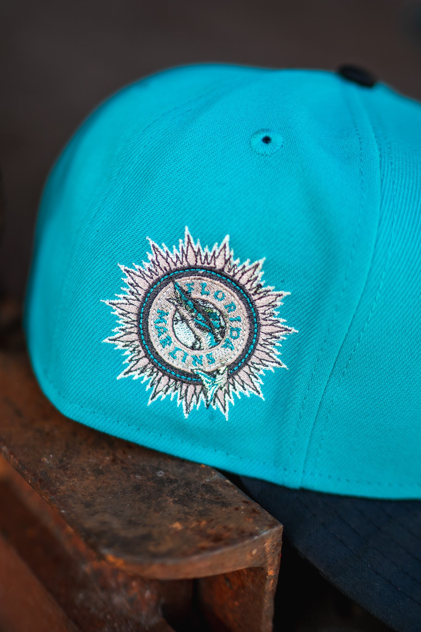 New Era Florida Marlins Grey UV (Teal/Black Camo)