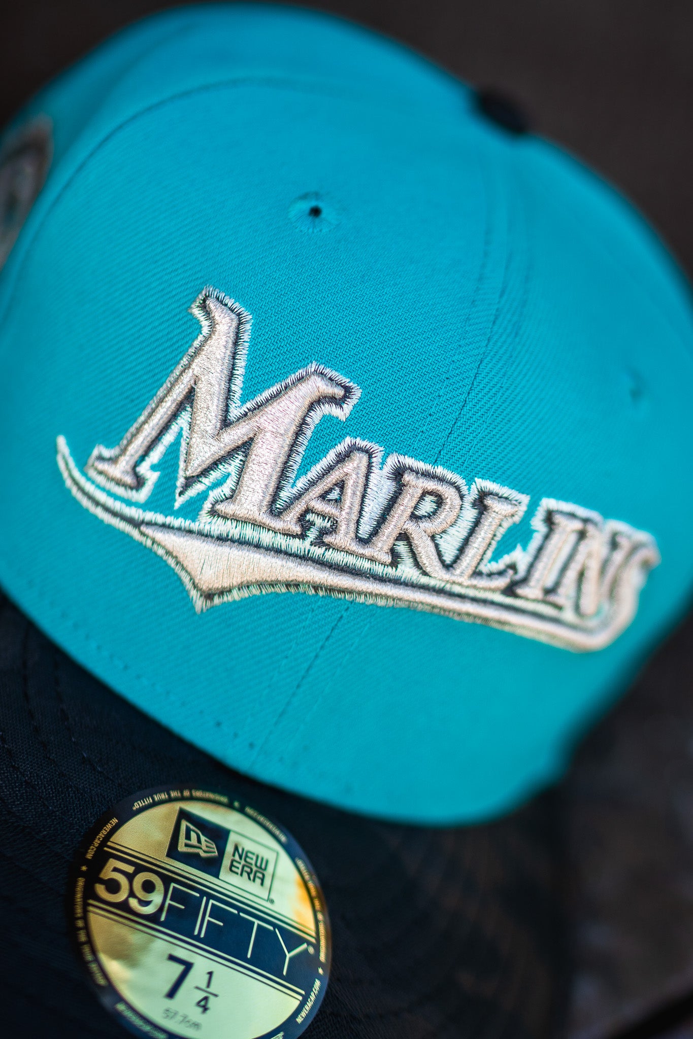 New Era Florida Marlins Grey UV (Teal/Black Camo)