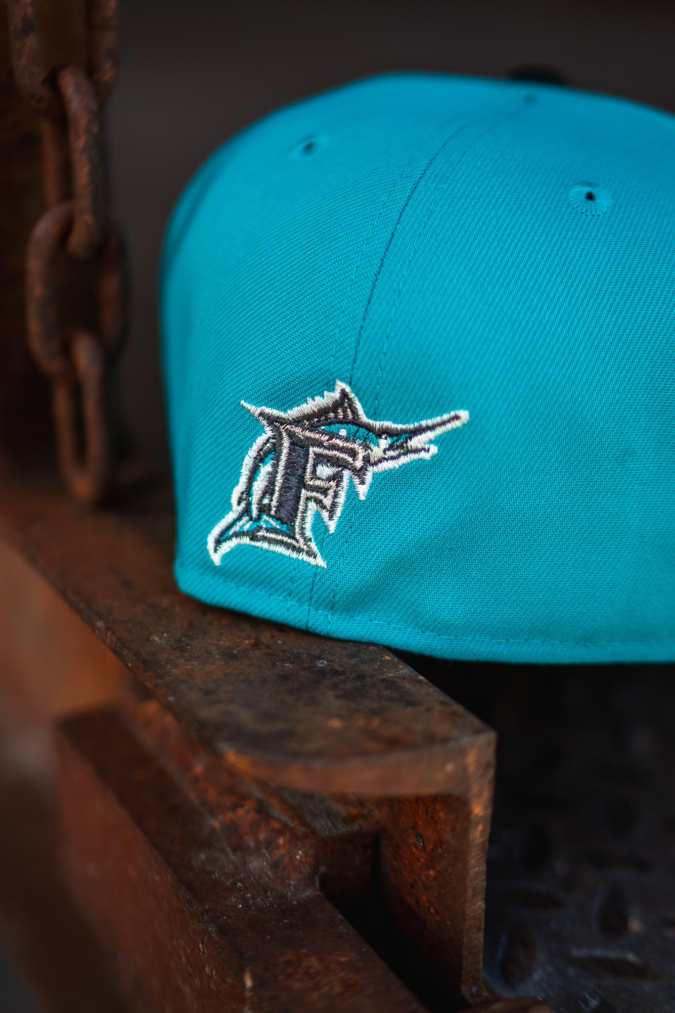 New Era Florida Marlins Grey UV (Teal/Black Camo)